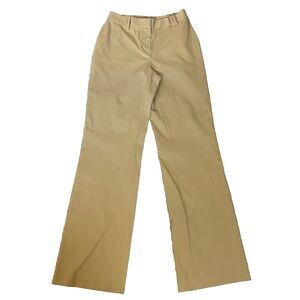 St John Sport Women’s 4 Khaki Wide Leg Pants NWT Flawed Bleach Spots Hong Kong